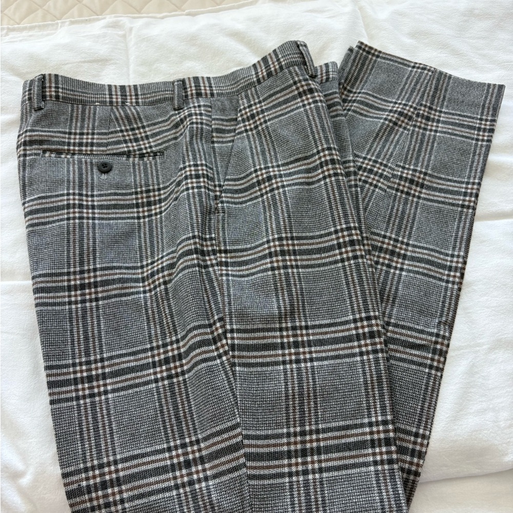Express Slim Fit Charcoal Trousers
